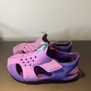 Nike purple water shoes toddler size 9C